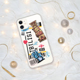 Funda para iPhone 15, 14, 13, 12, 11 Pro Max Plus Mini con bandera de Georgia de Tbilisi, regalo de viaje personalizado, nombre de ciudad personalizado