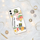 Montego Bay Jamaica Jamaican Flag iPhone Case 15 14 13 12 11 Pro Max Plus Mini Gift Travel Souvenir