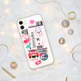 Shinjuku City 新宿区 Tokyo Japan Japanese Flag iPhone Case 15 14 13 12 11 Pro Max Plus Mini Gift Travel Souvenir Personalized Custom City Name