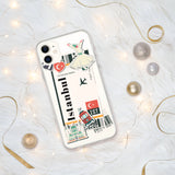 Istanbul Turkey Türkiye Turkish Flag iPhone Case 15 14 13 12 11 Pro Max Plus Mini Travel Souvenir Tourist Beach Lover Food Patriot Gifts