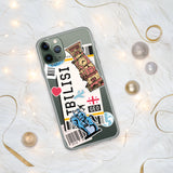 Funda para iPhone 15, 14, 13, 12, 11 Pro Max Plus Mini con bandera de Georgia de Tbilisi, regalo de viaje personalizado, nombre de ciudad personalizado