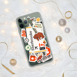 Sherbrooke Quebec Canada Canadian Flag iPhone Case 15 14 13 12 11 Pro Max Plus Mini Gift Travel Souvenir