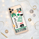 Nasiriyah Iraq Iraqi Flag iPhone Case 15 14 13 12 11 Pro Max Plus Mini Gift Travel Souvenir Personalized Custom City Name
