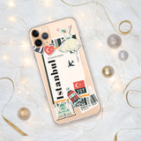 Istanbul Turkey Türkiye Turkish Flag iPhone Case 15 14 13 12 11 Pro Max Plus Mini Travel Souvenir Tourist Beach Lover Food Patriot Gifts