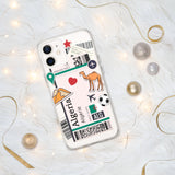 Algerien Algerische Flagge iPhone Hülle 15 14 13 12 11 Pro Max Plus Mini Geschenkideen Landkarte Skyline Geschenk für Sie Ihn Ideen Reise Souvenir