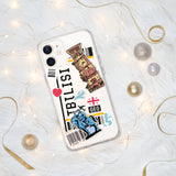 Funda para iPhone 15, 14, 13, 12, 11 Pro Max Plus Mini con bandera de Georgia de Tbilisi, regalo de viaje personalizado, nombre de ciudad personalizado