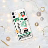 Nasiriyah Iraq Iraqi Flag iPhone Case 15 14 13 12 11 Pro Max Plus Mini Gift Travel Souvenir Personalized Custom City Name