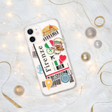 Funda para iPhone 15, 14, 13, 12, 11 Pro Max Plus Mini, con bandera italiana de Florencia, regalo de viaje, recuerdo personalizado con nombre de ciudad