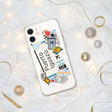 Puerto Iguazú Misiones Argentina Argentinian Flag iPhone Case 15 14 13 12 11 Pro Max Plus Mini Travel Souvenir Personalized Custom City Name