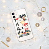 Richmond Hill Ontario Canada Canadian Flag iPhone Case 15 14 13 12 11 Pro Max Plus Mini Travel Souvenir Personalized Custom City Name