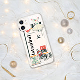 Istanbul Turkey Türkiye Turkish Flag iPhone Case 15 14 13 12 11 Pro Max Plus Mini Travel Souvenir Tourist Beach Lover Food Patriot Gifts