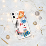 Amsterdam Netherlands iPhone Case 15 14 13 12 11 Pro Max Plus Mini Gift Ideas Country Map Skyline Gift For Her Him Ideas Travel  Souvenir