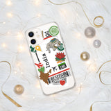 Funda para iPhone 15, 14, 13, 12, 11 Pro Max Plus Mini con bandera de la India, regalo de viaje, recuerdo