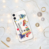 Batman Kurdistan Kurdish Flag iPhone Case 15 14 13 12 11 Pro Max Plus Mini Travel Souvenir Personalized Custom City Name