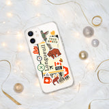 Longueuil Quebec Canada Canadian Flag iPhone Case 15 14 13 12 11 Pro Max Plus Mini Travel Souvenir Personalized Custom City Name