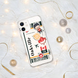 Oakville Ontario Canada Canadian Flag iPhone Case 15 14 13 12 11 Pro Max Plus Mini Travel Souvenir Personalized Custom City Name