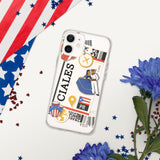 Ciales Puerto Rico Puerto Rican Flag iPhone Case 15 14 13 12 11 Pro Max Plus Mini Gift Travel Souvenir Personalized Custom City Name