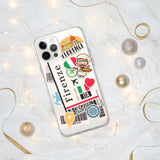 Funda para iPhone 15, 14, 13, 12, 11 Pro Max Plus Mini, con bandera italiana de Florencia, regalo de viaje, recuerdo personalizado con nombre de ciudad