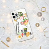 Montego Bay Jamaica Jamaican Flag iPhone Case 15 14 13 12 11 Pro Max Plus Mini Travel Souvenir Personalized Custom City Name