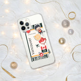Vancouver British Columbia Canada Canadian Flag iPhone Case 15 14 13 12 11 Pro Max Plus Mini Travel Souvenir Personalized Custom City Name