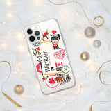 Winkler Manitoba Canada Canadian Flag iPhone Case 15 14 13 12 11 Pro Max Plus Mini Travel Souvenir Personalized Custom City Name