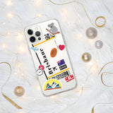 Brisbane Australia Australian Flag iPhone Case 15 14 13 12 11 Pro Max Plus Mini Travel Souvenir Tourist Beach Lover Food Pride Gifts