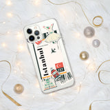 Istanbul Turkey Türkiye Turkish Flag iPhone Case 15 14 13 12 11 Pro Max Plus Mini Travel Souvenir Tourist Beach Lover Food Patriot Gifts