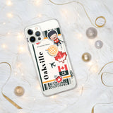 Oakville Ontario Canada Canadian Flag iPhone Case 15 14 13 12 11 Pro Max Plus Mini Travel Souvenir Personalized Custom City Name