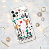 Algerien Algerische Flagge iPhone Hülle 15 14 13 12 11 Pro Max Plus Mini Geschenkideen Landkarte Skyline Geschenk für Sie Ihn Ideen Reise Souvenir