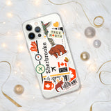 Sherbrooke Quebec Canada Canadian Flag iPhone Case 15 14 13 12 11 Pro Max Plus Mini Gift Travel Souvenir