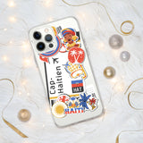 Cap-Haitien Haiti Haitian Flag iPhone Case 15 14 13 12 11 Pro Max Plus Mini Gift Travel Souvenir Personalized Custom City Name