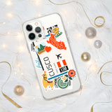 Cusco Peru Peruvian Flag iPhone Case 15 14 13 12 11 Pro Max Plus Mini Travel Souvenir Personalized Custom City Name