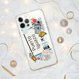 Puerto Iguazú Misiones Argentina Argentinian Flag iPhone Case 15 14 13 12 11 Pro Max Plus Mini Travel Souvenir Personalized Custom City Name