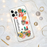 Uriangato Guanajuato Mexico Mexican Flag iPhone Case 15 14 13 12 11 Pro Max Plus Mini Travel Souvenir Personalized Custom City Name