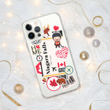 Niagara Falls Ontario Canada Canadian Flag iPhone Case 15 14 13 12 11 Pro Max Plus Mini Travel Souvenir Personalized Custom City Name