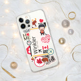 Winkler Manitoba Canada Canadian Flag iPhone Case 15 14 13 12 11 Pro Max Plus Mini Travel Souvenir Personalized Custom City Name