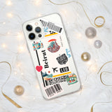 Beirut Lebanon Lebanese Flag iPhone Case 15 14 13 12 11 Pro Max Plus Mini Gift Travel Souvenir Personalized Custom City Name