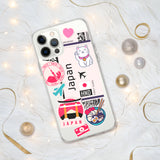 Japan Japanese Flag iPhone Case 15 14 13 12 11 Pro Max Plus Mini Travel Souvenir Tourist Beach Lover Food Destination Pride Patriot Gifts