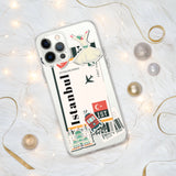 Istanbul Turkey Türkiye Turkish Flag iPhone Case 15 14 13 12 11 Pro Max Plus Mini Travel Souvenir Tourist Beach Lover Food Patriot Gifts