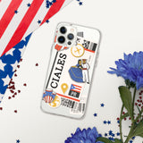 Ciales Puerto Rico Puerto Rican Flag iPhone Case 15 14 13 12 11 Pro Max Plus Mini Gift Travel Souvenir Personalized Custom City Name