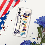 Delray Beach Florida iPhone Case 15 14 13 12 11 Pro Max Plus Mini Travel Souvenir Tourist Beach Lover Food Destination Pride Patriot Gifts