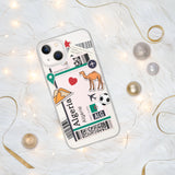 Algerien Algerische Flagge iPhone Hülle 15 14 13 12 11 Pro Max Plus Mini Geschenkideen Landkarte Skyline Geschenk für Sie Ihn Ideen Reise Souvenir