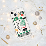 Nasiriyah Iraq Iraqi Flag iPhone Case 15 14 13 12 11 Pro Max Plus Mini Gift Travel Souvenir Personalized Custom City Name