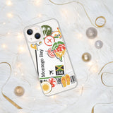 Montego Bay Jamaica Jamaican Flag iPhone Case 15 14 13 12 11 Pro Max Plus Mini Gift Travel Souvenir
