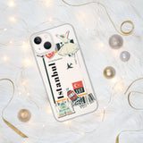 Istanbul Turkey Türkiye Turkish Flag iPhone Case 15 14 13 12 11 Pro Max Plus Mini Travel Souvenir Tourist Beach Lover Food Patriot Gifts