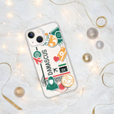 Damaskus Syrien Syrische Flagge iPhone Hülle 15 14 13 12 11 Pro Max Plus Mini Geschenk Reise Souvenir Personalisierter Stadtname