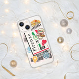 Funda para iPhone 15, 14, 13, 12, 11 Pro Max Plus Mini, con bandera italiana de Florencia, regalo de viaje, recuerdo personalizado con nombre de ciudad