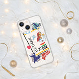 Batman Kurdistan Kurdish Flag iPhone Case 15 14 13 12 11 Pro Max Plus Mini Travel Souvenir Personalized Custom City Name