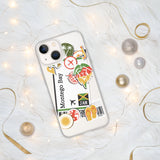 Montego Bay Jamaica Jamaican Flag iPhone Case 15 14 13 12 11 Pro Max Plus Mini Travel Souvenir Personalized Custom City Name