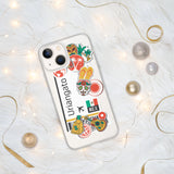 Uriangato Guanajuato Mexico Mexican Flag iPhone Case 15 14 13 12 11 Pro Max Plus Mini Travel Souvenir Personalized Custom City Name